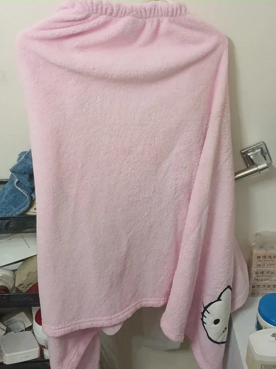 Hello Kitty Pink and White Embroidered Tag Plush - Picture 9 of 9